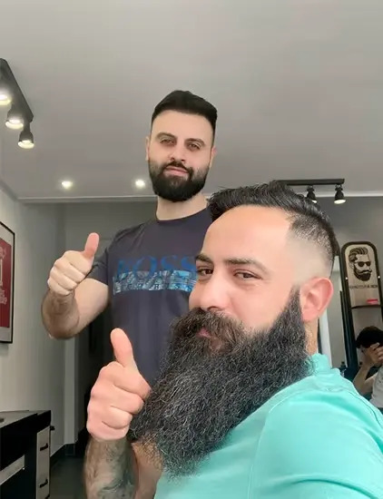 Werkplek bij Matay's Barbershop